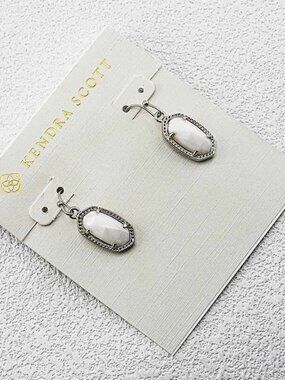 Kendra Scott White Shell Earrings